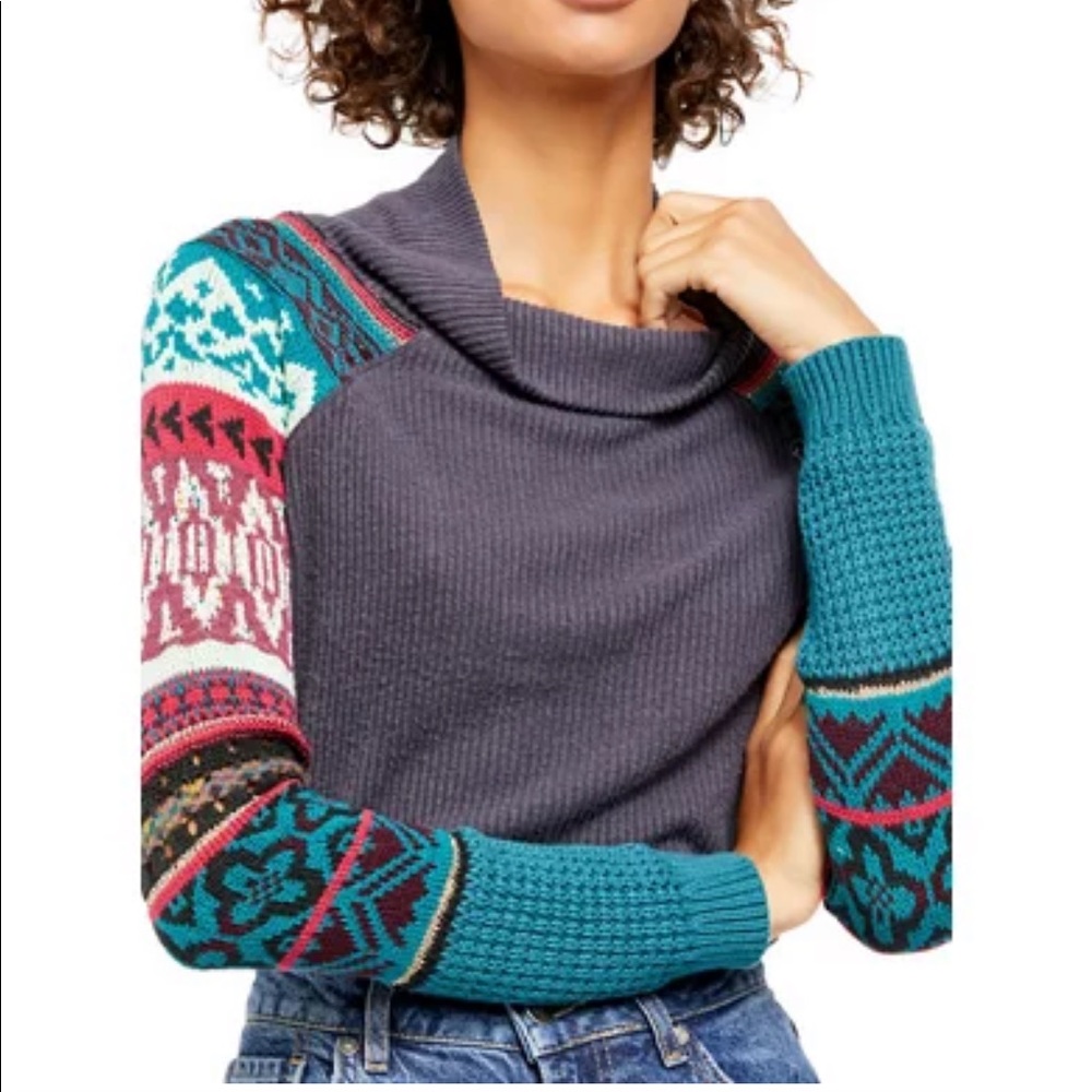 NWT Free People Prism Sweater